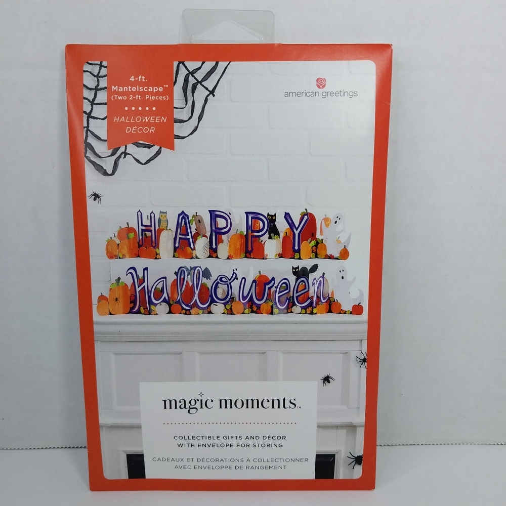 Magic Moments Happy Halloween Pop up Keepsake 4ft Mantelscape greeting card New